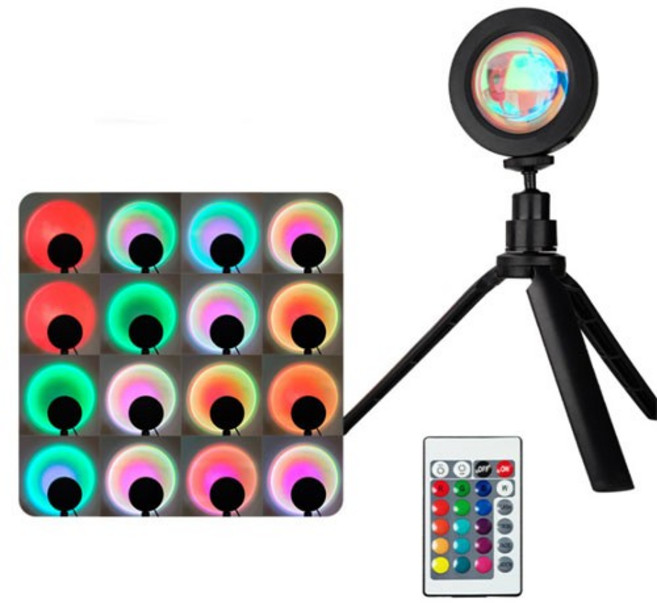 라도스트 선셋무드등 탁자용+리모콘, 16색