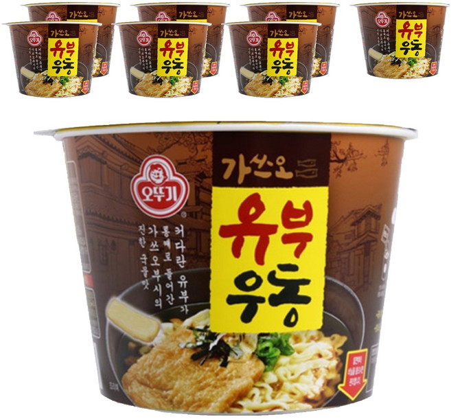 OTOKI 不倒翁 豆皮烏龍麵 大碗, 100g, 8個