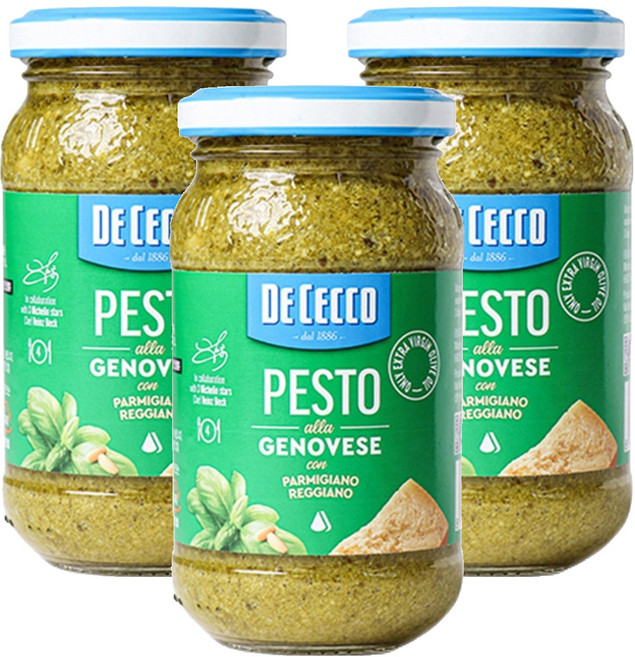 데체코 바질 페스토, 190g, 3개