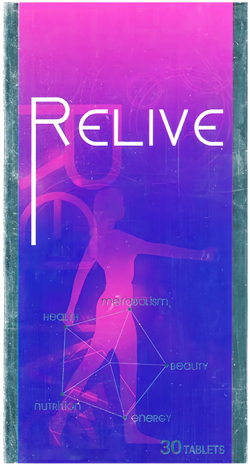 RELIVE 白藜蘆醇錠, 1個, 30顆