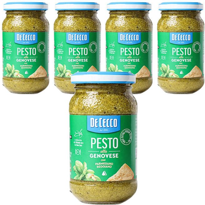 데체코 바질 페스토, 190g, 5개