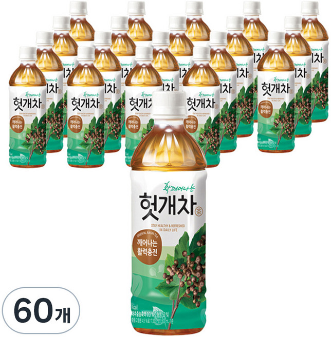 웅진 헛개차, 500ml, 60개