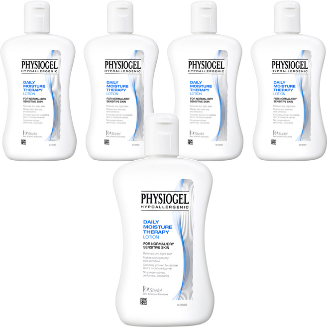 PHYSIOGEL 潔美淨 層脂質保濕乳液, 5瓶, 200ml
