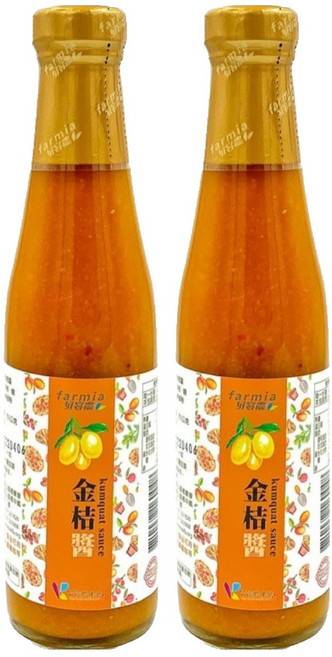 公館鄉農會 金桔醬, 250g, 2瓶