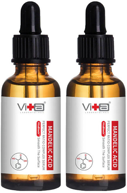 Swissvita 薇佳 蜜花酸晶煥膚美白精萃 VitaBtech升級版 蜜花酸晶黃金比例 改善暗沉 解決角質毛孔問題, 30ml, 2罐