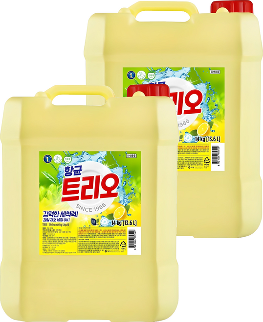 트리오 항균 주방세제, 14kg, 2개