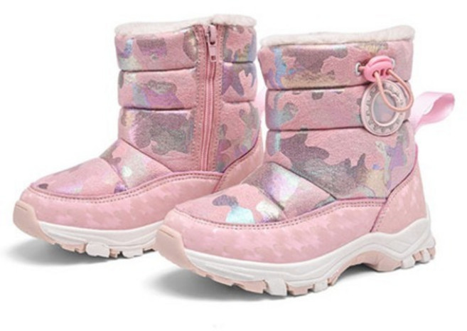 LULUCHE 兒童圓環鋪棉雪靴 DW156