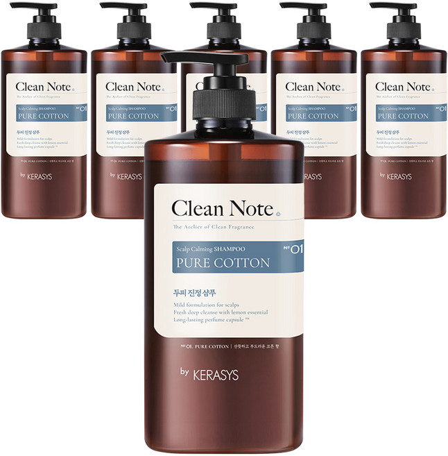 케라시스 클린노트 퓨어 샴푸 코튼향, 1L, 6개
