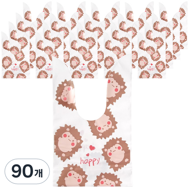 러블리 미니 포장 구디백, 고슴도치, 90개