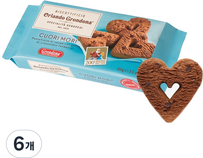 Grondona 森之雪餅乾, 100g, 6個