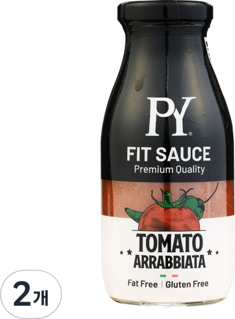 파스타영 저당핏 파스타 소스 아라비아타, 250g, 2개