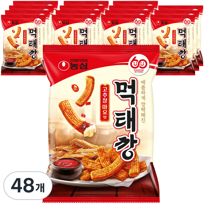 먹태깡 과자 고추장 마요맛, 60g, 48개