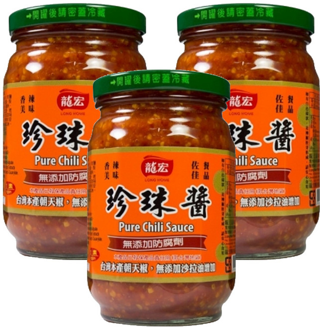 龍宏 珍珠醬, 400g, 3罐