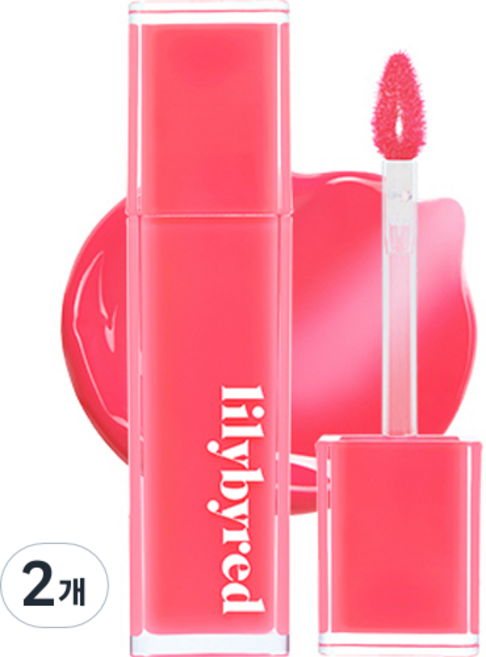 릴리바이레드 앙큼 라이어 코팅 틴트 AD, 06발그레한딸기인척, 2개