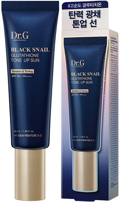 닥터지 블랙 스네일 글루타치온 톤업 선크림 SPF50+ PA++++, 50ml, 1개