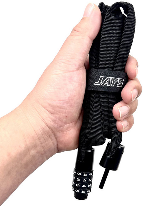 제이스 섬유 와이어락 자전거 자물쇠 1000mm, 1개