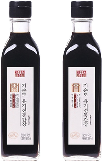 기순도전통장 유기전통간장, 2개, 300ml