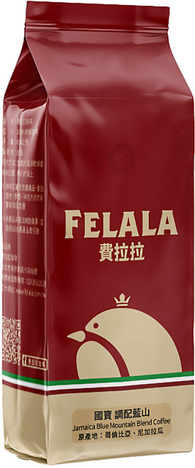 FELALA 費拉拉 國寶 調配藍山 手沖咖啡, 454g, 1包, Whole Bean