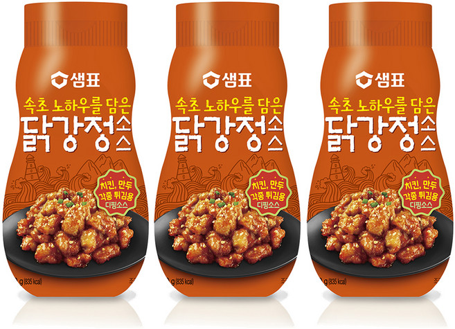 샘표 속초 닭강정 소스, 360g, 3개