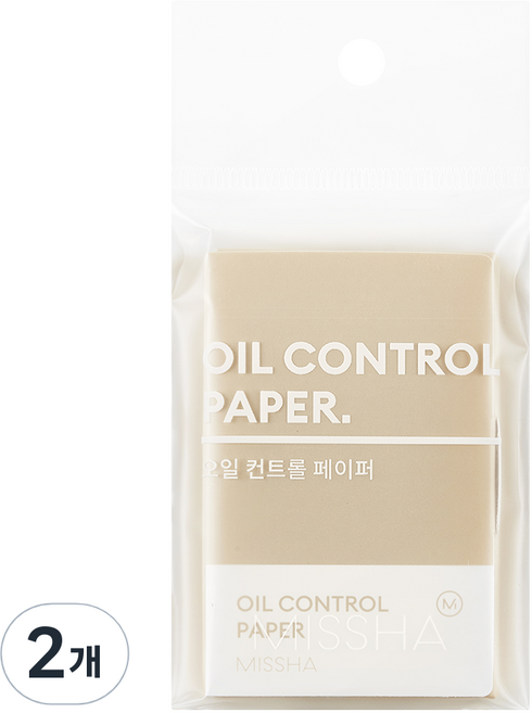 미샤 오일 컨트롤 페이퍼, 100개입, 2개