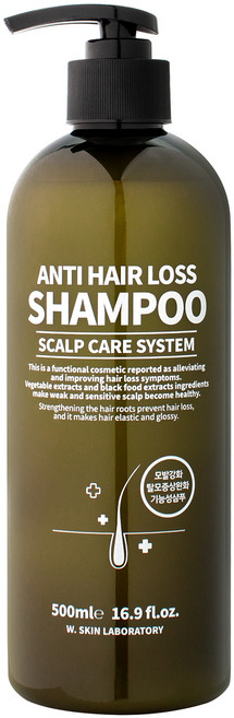 더블유피부연구소 탈모 기능성 샴푸, 1개, 500ml