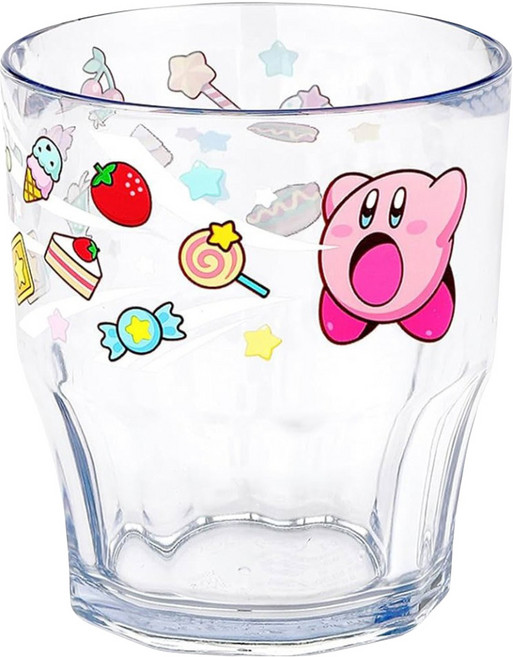 OSK 日本進口 水杯 透明 300ml 星之卡比 1個, 星之卡比 透明色