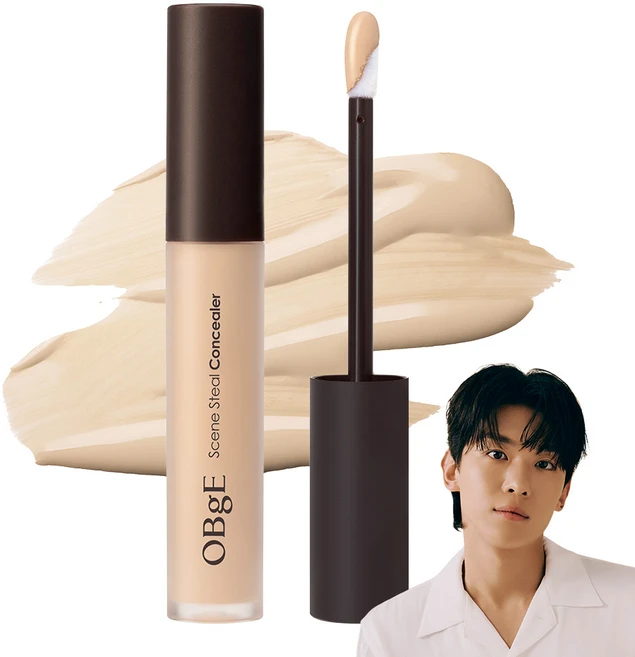 OBge 씬 스틸 리퀴드 컨실러 5g, 1개, 라이트베이지 - 쿠팡