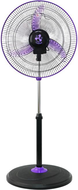 WUTEN 伍田 3-Blade 循環涼風扇 立式電風扇 紫色 超廣角 360度旋轉 18吋 WT-1811S