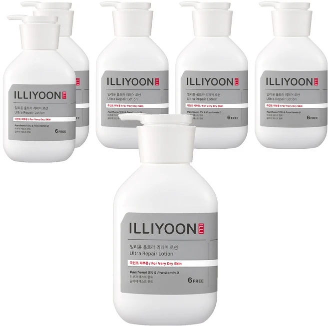 일리윤 울트라 리페어 로션, 350ml, 6개 - 쿠팡
