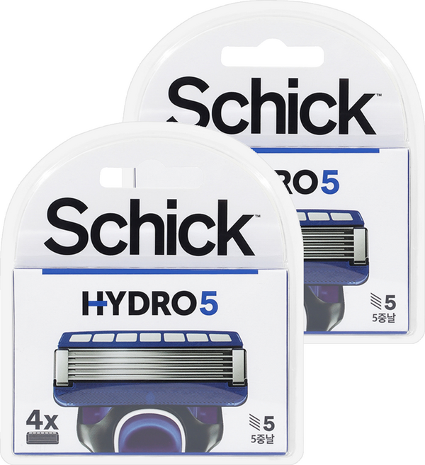 쉬크 하이드로 5 베이직 면도날, 4개입, 2개