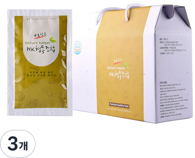 NK협동조합 익모초즙, 3개, 2.4L