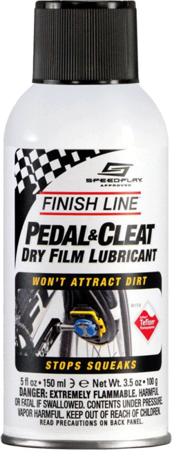 FINISH LINE 終點線 踏板&卡鞋扣片乾式隔離劑/鐵氟龍潤滑噴劑, 150ml, 1瓶