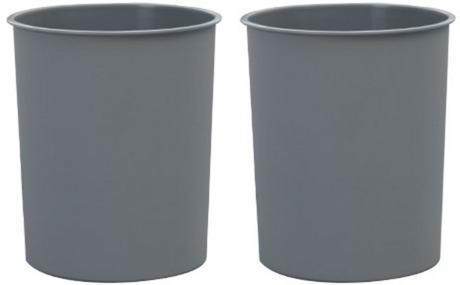 올리빙 올리 오픈 휴지통 2p, 그레이