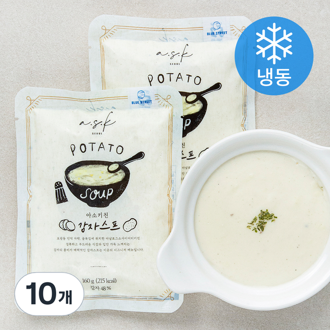 아소키친 감자스프 (냉동), 160g, 10개