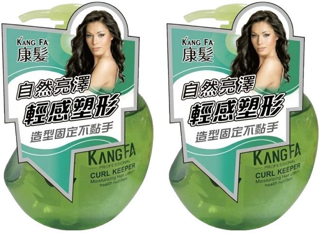 KANG FA 康髮 奇異繽紛水漾保濕雕 茵草綠 黏, 260ml, 2瓶