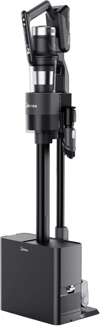 마이디어 자동 먼지비움 스테이션 무선청소기 + 추가 더스트백 MP08KRGY-DS, 블랙