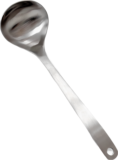 日本 304不銹鋼質感湯勺, 1支, 銀色