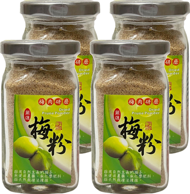 軒香 梅粉, 70g, 4罐