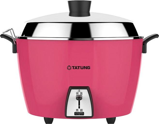 TATUNG 大同 不鏽鋼電鍋 10人份, TAC-10L-MCI, 桃紅色