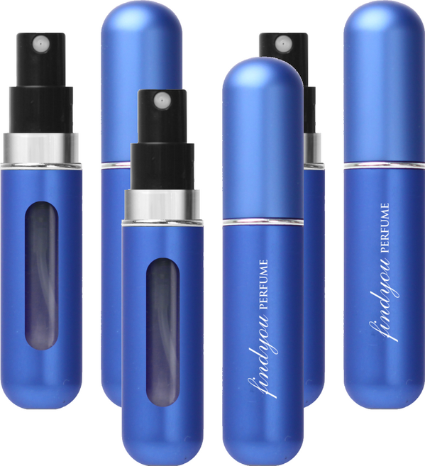 파인듀 향수 공병 5ml, 블루 무광, 3개