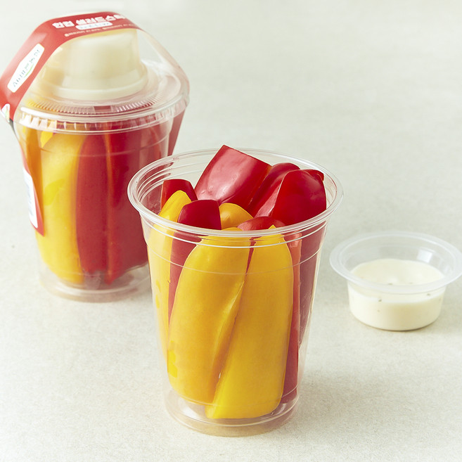 All바른농장 한컵 샐러드스틱 파프리카, 1개, 180g