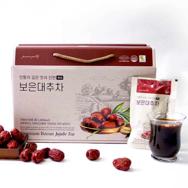 구록원 보은 황토 대추차, 3L, 1박스