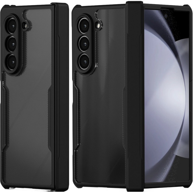 엑씨 파비스 힌지 보호 에어범퍼 지문방지 무광 풀커버 범퍼 휴대폰 케이스