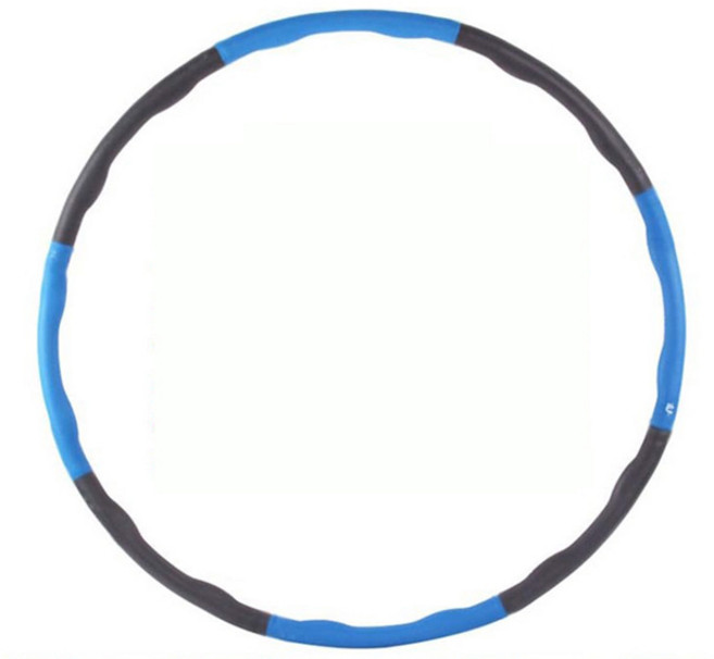 무브제트 슬림허리 조립식 다이어트 훌라후프, 1.2kg, 그레이블루, 1개