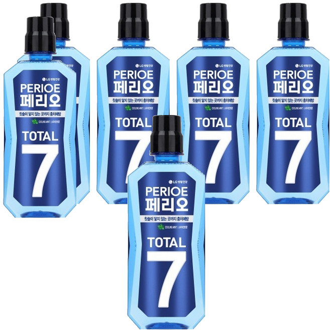 페리오 토탈7 가글 오리지널, 760ml, 6개