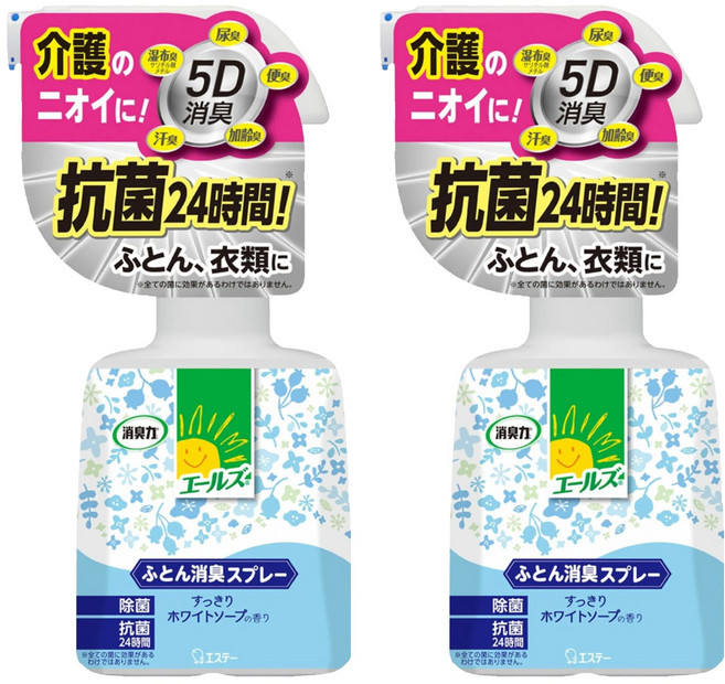 ST 雞仔牌 消臭力 寢具專用除臭噴霧, 潔淨皂香, 370ml, 2瓶