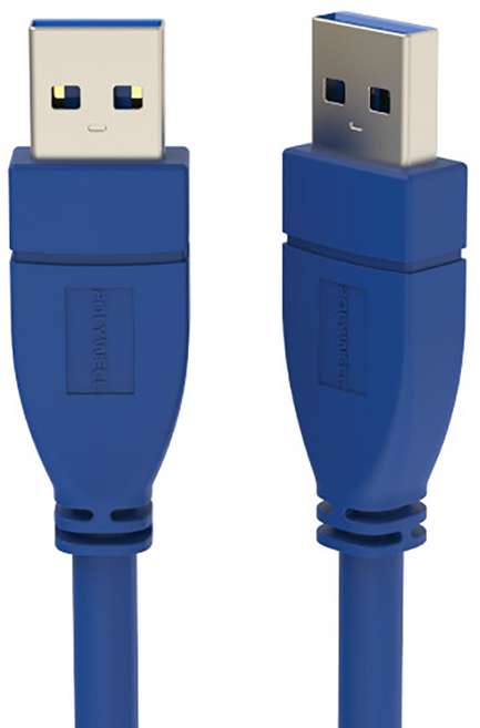 POLYWELL 寶利威爾 USB3.0 A公 To A公, 0.5m, 藍色, 1條