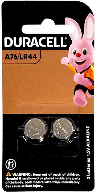 DURACELL 金頂 台灣公司貨 LR44鹼性電池, 2入, 1組
