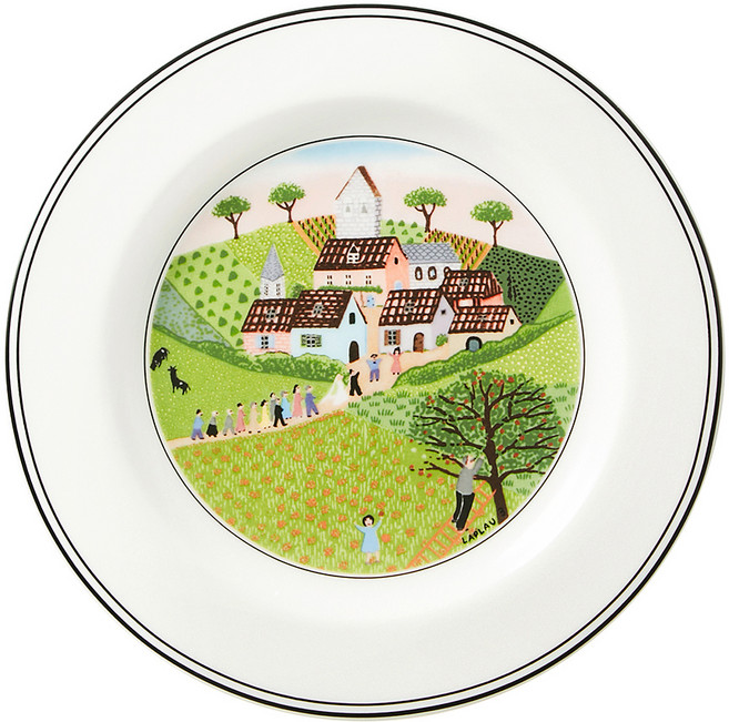 빌레로이앤보흐 디자인나이프 빵 버터접시, 결혼, 1개