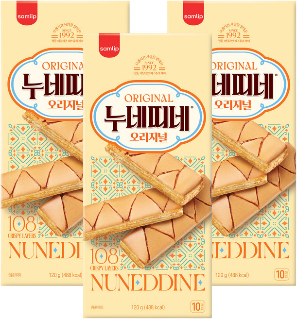 누네띠네 오리지날 10p, 3개, 120g